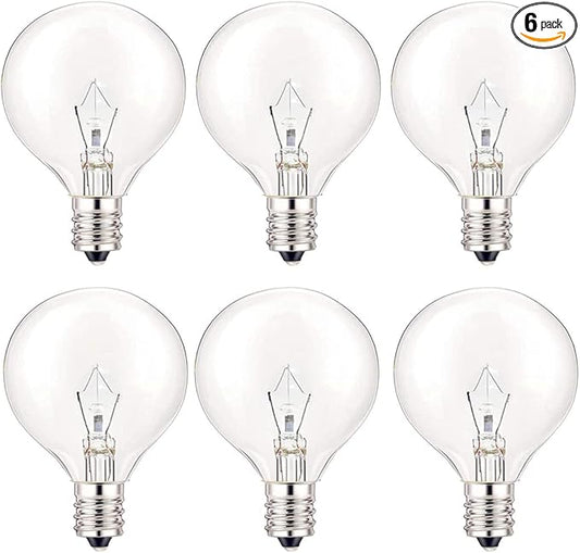 25 Watt Wax Warmer Bulbs,Original Replacement Light Bulbs for Full Size Scentsy