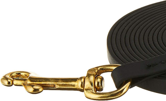 Ray Allen Mfg Signature K9 Biothane Long Line, 15-Feet x 3/8-Inch, Black