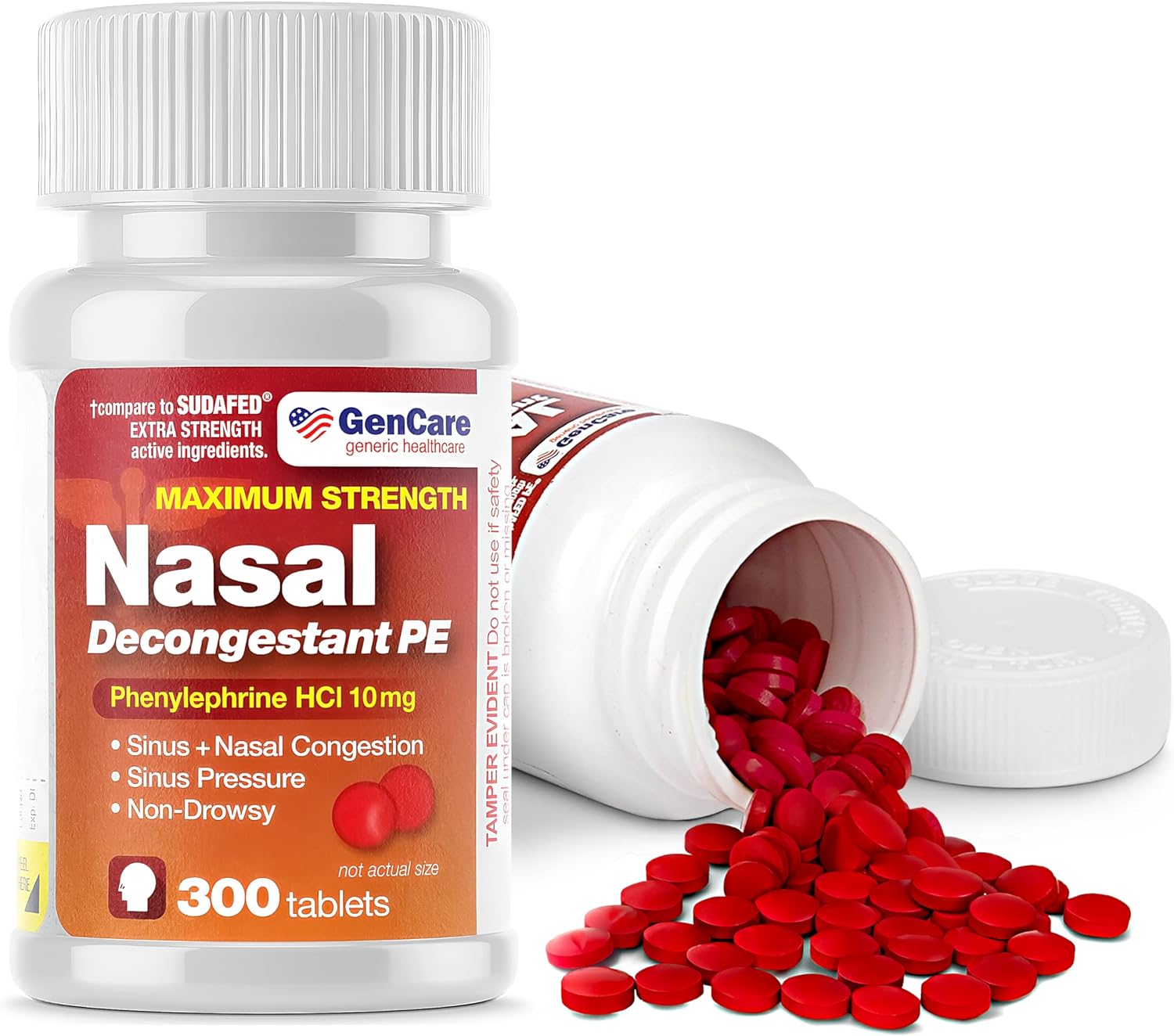 GenCare Nasal Decongestant - 10mg - 300 Tablets – CUESTRIPS