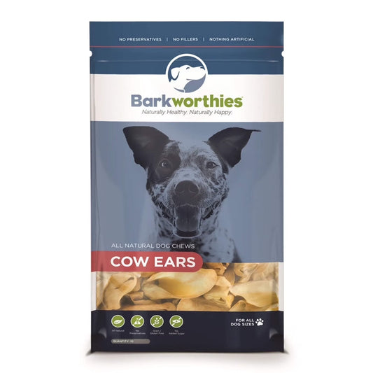 Barkworthies Cow Ears (10-Pack )