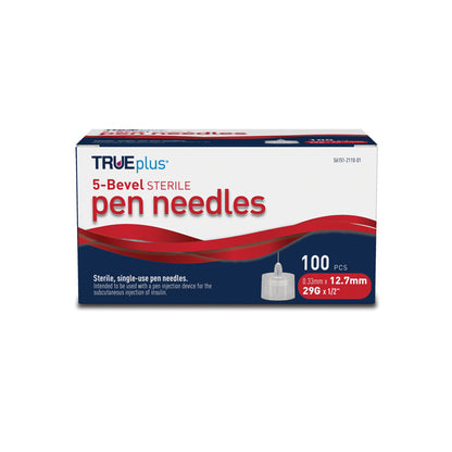 29 Gauge 12.7mm (1/2") Length Pen Needles
